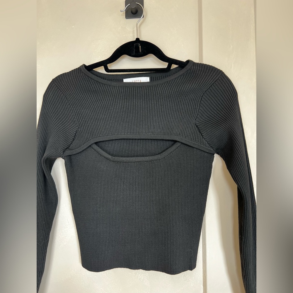 Knit Cut Out Sweater